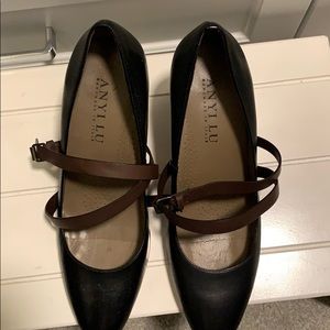 Anyi Lu Double Strap Pumps